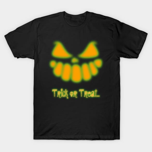 Toothy Halloween Face! T-Shirt by Bearded Caravan